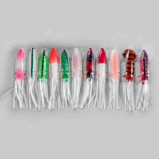 Squid Bait 10cm Customized Soft Plastic Octopus Fishing Lure Material PVC Origin China OEM Available HS Code 95079000 Trademark - Image 4