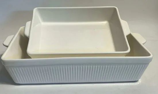 Porcelain Kitchen Oven Nonstick Deep Tray Serving Bakeware Ceramic Rectangular Baking Dishes Pans - Image 6