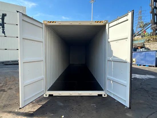 Standard Shipping Cargo Dry Container Beige Storage Container - Image 3