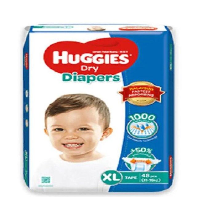 Huggies Disposable Baby Diapers - Huggies Little Movers Disposable Baby Diaper, Moderate Absorbency - Image 2