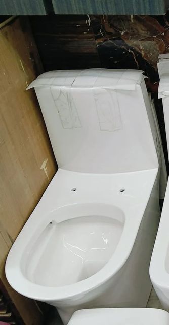 One Piece Toilet Commode Colour White Brand Available Material Ceramic Usage Single Suite Trap Type As Per Requirement S-Trap Distance 225 mm (9 - Image 2