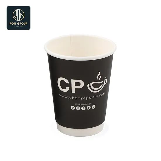 Customized Logo Printed Single Wall Coffee Cup Packaging Disposable Paper Cup - Image 4