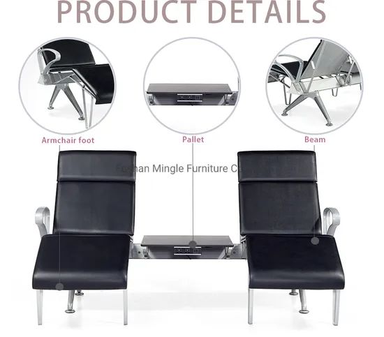 Mingle Airport VIP Lounge Chair Hospital Reception Waiting Chair with ...