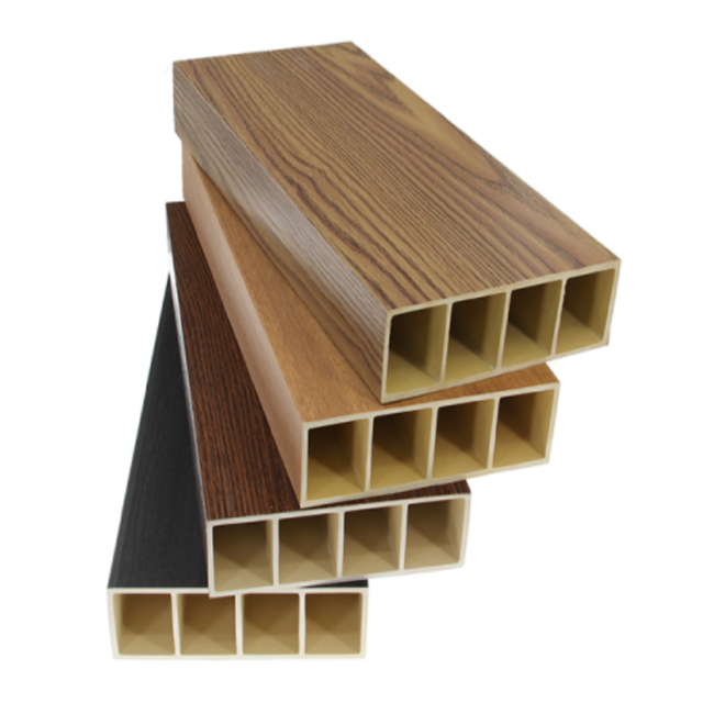 Wholesale Eco-friendly Waterproof PVC WPC Hollow Square Timber Tube - Image 4