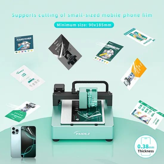 Tuoli Factory Direct Mini Hydrogel Film Sheet Plotter Screen Protector Making Mobile Cell Phone Skin Cutting Machines - Image 4
