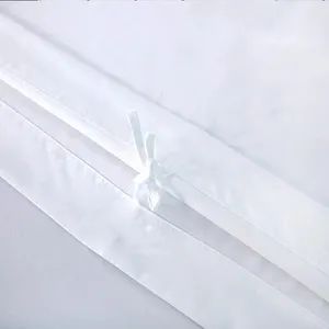 Soft Microfiber 4-Piece Bed Sheet Set Color White Weight 2.5kg Quantity 4 PCS Material Satin Filling Cotton Age Group Adults - Image 5