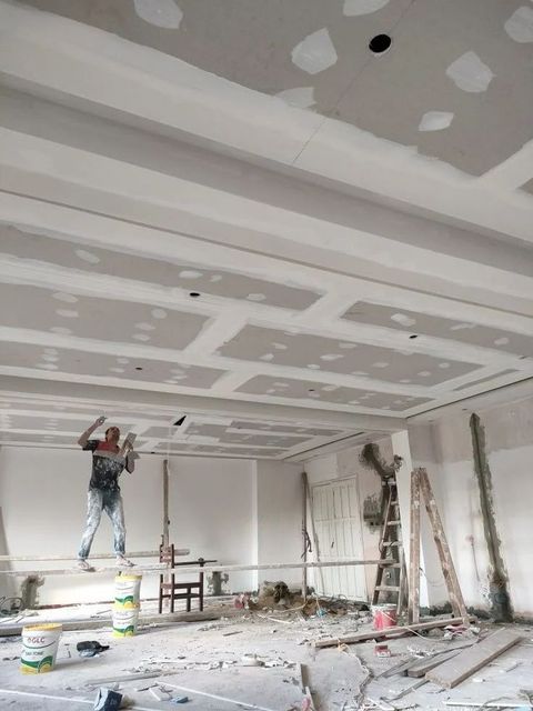 Designer Gypsum False Ceiling Services With Material Material Gypsum Model Customized Ceiling Type Gypsum Design Type - Image 2