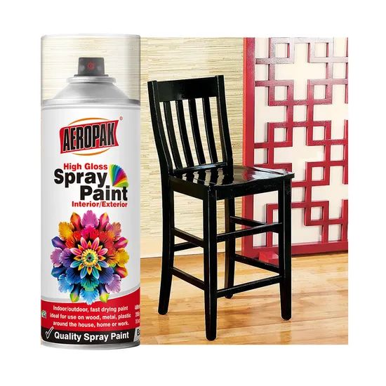 Customizable Color 400ml High-Gloss Uniform Mist Spray Paint for Home Decor - Image 2