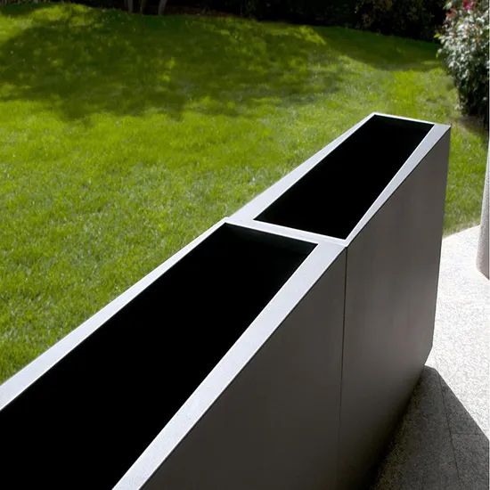 Powder Coating Custom Colour Rectangular Metal Home Decoration Planters - Image 2