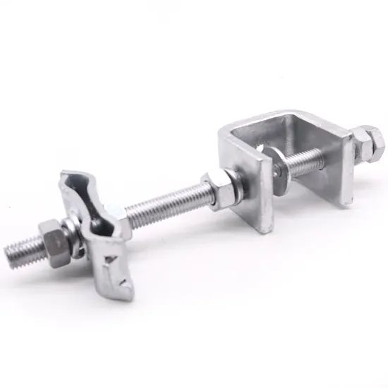 Down Lead Clamp for Tower Origin China Model NO. TGY-T HS Code 76109090 Trademark POWTECH Transport Package Wooden Case Production Capacity - Image 6
