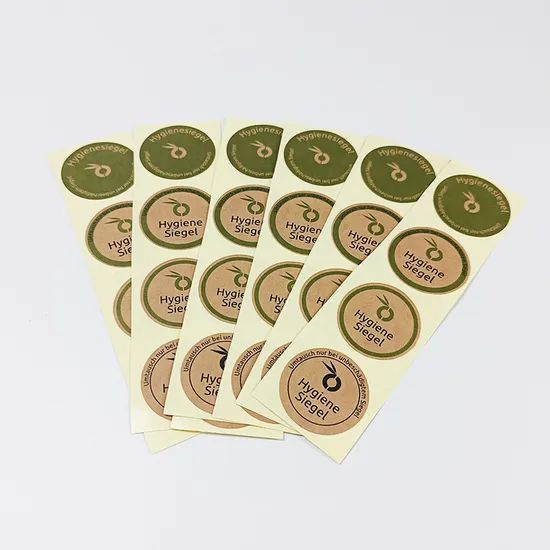 Seal Sticker Custom Bottle Jar Security Logo Labels Kraft Paper Tamper Proof Packaging Waterproof Sealing Stickers - Image 3