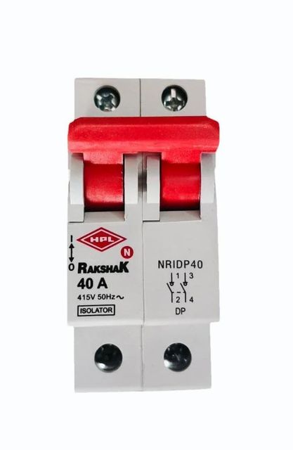 ISOLATOR Amps Rating 40a Manufacturer Hpl Pole Configuration - Image 2