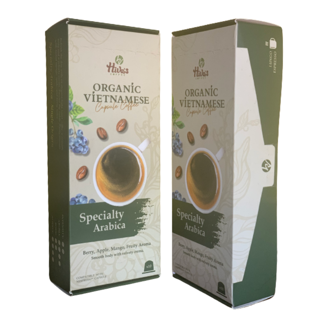 Vietnam Supplier Capsule Coffee Nespresso- Specialty Arabica Medium Dark roast Hiva's coffee 10 x 0.21 oz /cup - Image 2
