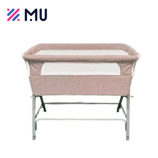 Foldable Steady Adjustable Basic Bedside Baby Bassinet Crib - Image 1