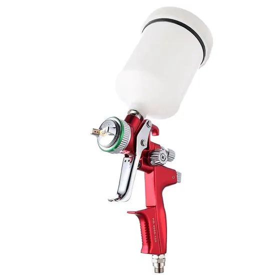 Alu. Body Air Paint Spray Gun HVLP Auto Refinish Lvmp Origin China Coating Paint Condition New Air Inlet 1/4" Finish - Image 4