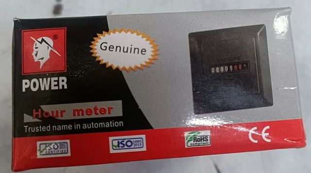 HM1 Hour Meters, For Industrial, 230VAC Model Hm-1 Color Black Shape Square Frequency 50HZ Voltage 230VAC Model Name/Number - Image 7