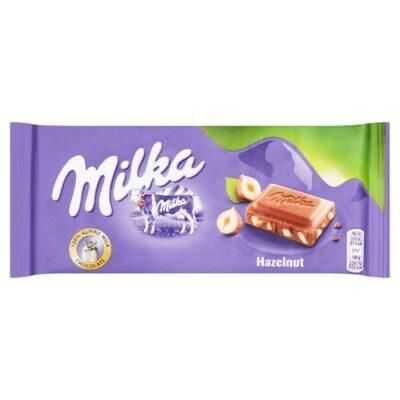 Milka Hazelnut Chocolate Bar 100g - Image 3