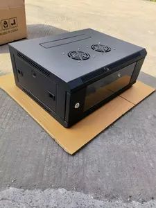 Wall Mount Network Cabinet 6u9u12u15u Two Fan 4-18u Cold-Rolled Steel CE ISO RoHS New - Image 5