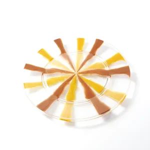 Durable OEM Colorful Round Plate Kitchenware Plastic Dinnerware - Image 3