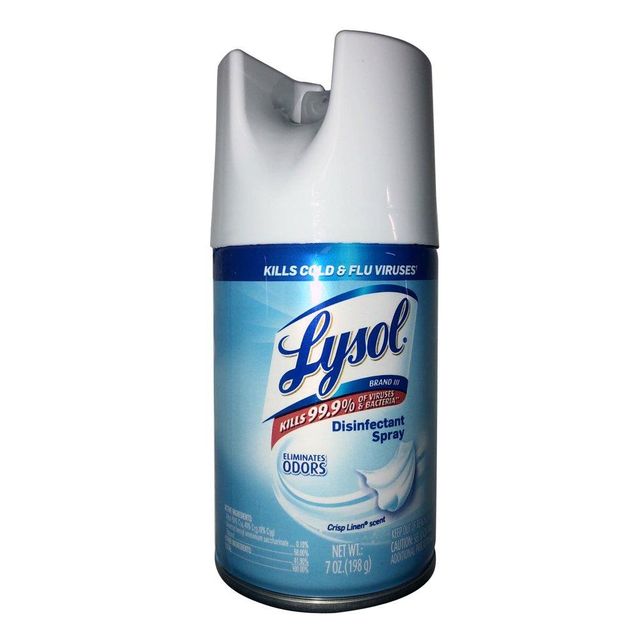Lysol Disinfectant Spray, Sanitizing and Antibacterial Spray, For Disinfecting and Deodorizing, Early Morning Breeze, 1 Count, 12.5 fl oz each, Packaging may vary - Image 3