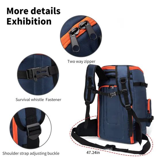 Premium 50L Large Capacity Travel Trekking Bag for Outdoor Camping - Image 5