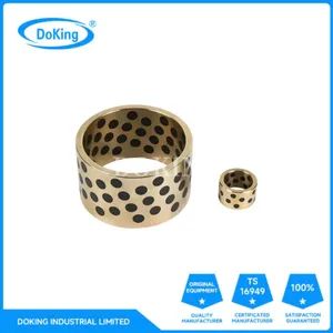 Copper Material Oilless Graphite Linear Flange Guide Bush Bearing Kit Metal Bushings - Image 4