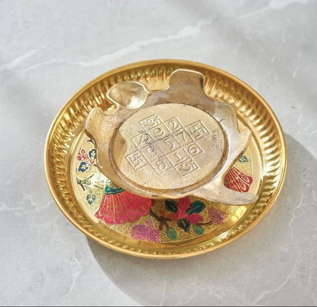 Brass Tortoise Statue with plate Size 3.5 inch Brand Brass Antiques Packaging Type box packed Country of Origin Made in - Image 6
