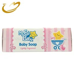 100g Floral Scent Solid Baby Bath Soap Palm Coconut Oil Herbal OEM 7D Sample - Image 2