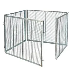 Durable Expanded Metal Mesh Backyard Compost Bin for Sustainable Garden Waste Management - Image 4