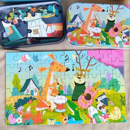 Engaging Children's Jigsaw Puzzles for Interactive Learning Sessions - Image 1