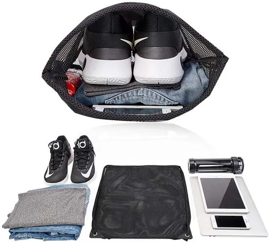 Promotional Drawstring Bag; Mesh Bag Season All Origin China Gender Unisex Trademark OEM Material Nylon Suit for Campus Style - Image 3