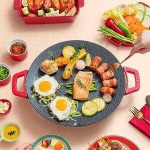 Electric BBQ Grill Barbecue Plate Multi-Functional Plate Electric Griddles - Image 1