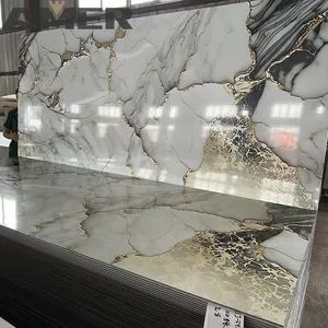 High Glossy PVC Marble Sheet 3D Printed UV Wall Panel from China - Freshdi