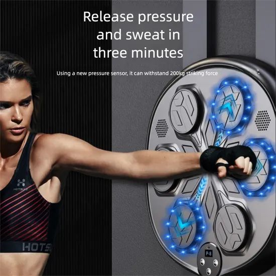 Boxing Training Machine Smart Interactive Music Wall Target Pads Punch Boxing Machine Home Muscle Exercise Equipment Boxing Target Boxing Gym Equipment - Image 1