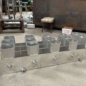 Iron+ Aluminum 2 Inch 15 Shots Fireworks Display Mortar Racks - Image 1
