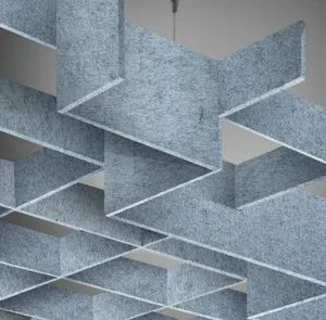 Pet Acoustical Ceiling Sound Proof Wall Sound Absorption Polyester Felt ...