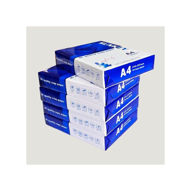 Cheap A4 Copy Paper 80Gsm white office printing paper Type Writing Papers Surface Texture Smooth Surface Form White Sheet Paper In Reams - Image 4