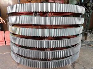 Solid High Quality Paper Machinery Steel Plated Cast Iron Dryer Cylinder Gear - Image 2