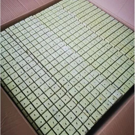 Wholesale Price Hydroponics 5X5X4cm Rock Wool Manufacturer Size Large Color Beige Trademark G&N Density 80kg/M3 Manufacturer - Image 3