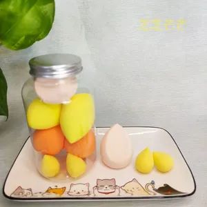 Wholesale Sponge Powder Puff Water Drop Gourd Shape Foundation Concealer Sponge Mix Powder Cosmetic Puff - Image 1