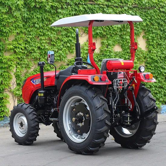 Mini 50HP 60HP 4WD Agricultural Tractor with Frame Color Red Size Small Condition New Drive Wheel 4WD Trademark Tohone Fuel Gas / - Image 4