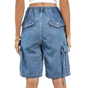 Short Pants Knee-Length OEM Men Denim Shorts Trousers Custom Jean Shorts Pants - Image 6
