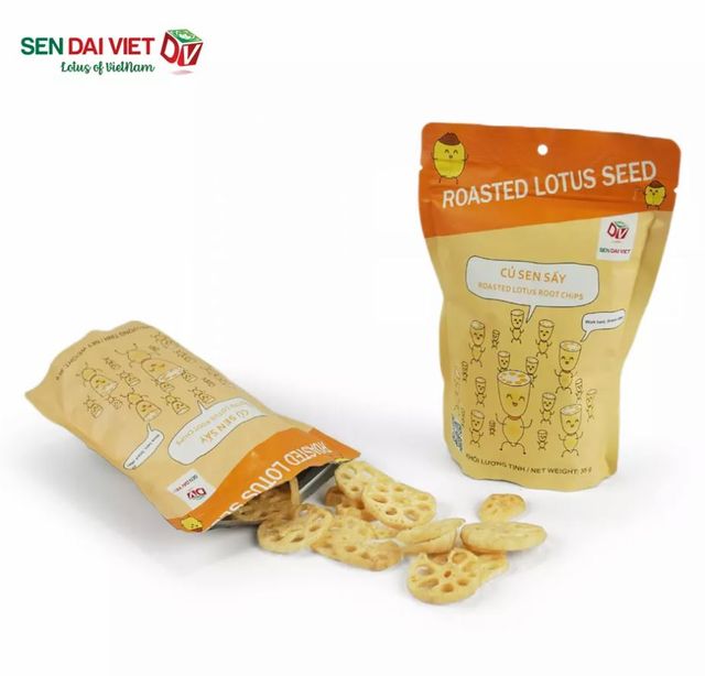 Ingredients Delicious Yummy HACCP Certified Bulk Price Supplier healthy snacks Roasted Lotus Root Chips - Image 5