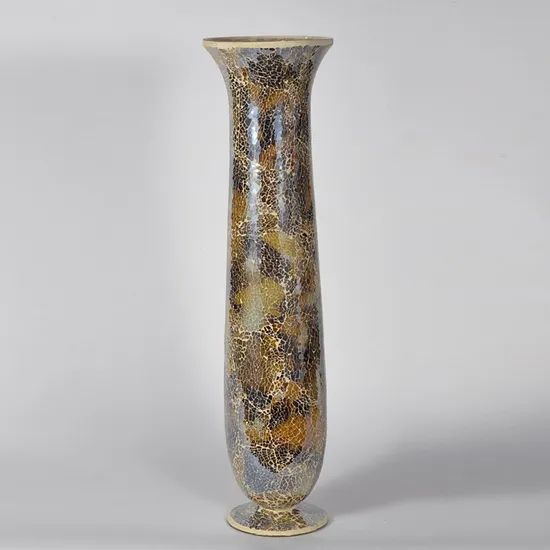 for Sale Handmade Mosaic Glass Table Vase - Image 5