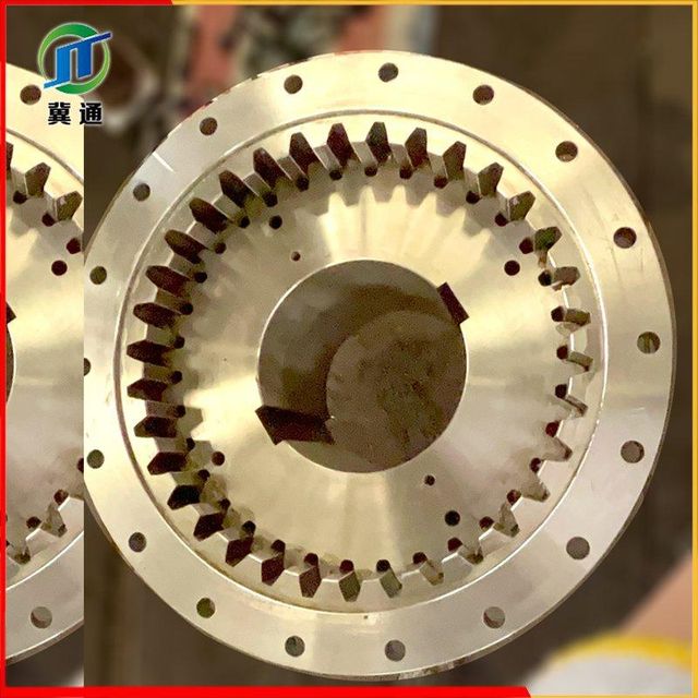Custom High-Torque Steel Internal External Gear Coupling - Crowned Drum Gear Coupling for Industrial Machinery - Image 1