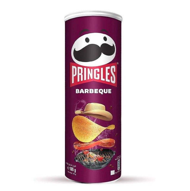Pringles Potato Crisps BBQ Flavor Chips 165 GM Pack - Image 3