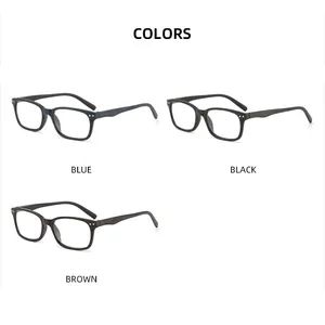 Wholesale Newest Hot Sales Anti Blue Light Blocking Eyewear Square Frames Eyeglasses Men Reading Glasses - Image 4