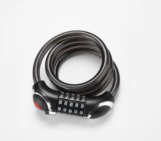 Cable Lock Combination Bicycle Lock Factory Price Color Black Brand Naibao Trademark Nurbo Model NO. SL5010 HS Code - Image 2