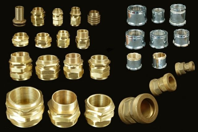 SS Stainless Steel Gland Types Included Stopper, Male Female Bush, Protection Cover, Reducer, Coupling, Flate Type, Bw & Cw Type, Hydraulic Trefoil Clamp For Cables & Pipe, Hydraulic Pvc Pipe - Image 1