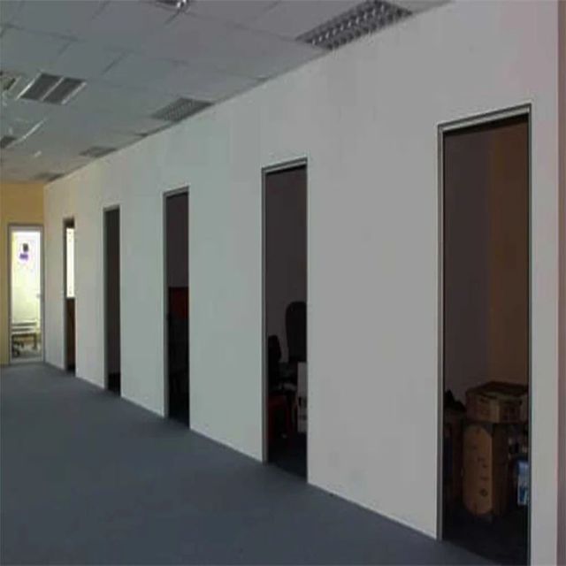 Gypsum Office Partition, 12.5 mm Material Gypsum Color MULTI COLOR Thickness 12.5 mm Insulation Acoustic Versatility - Image 1